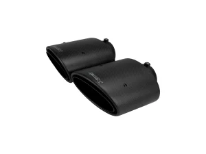 BULL-X Egzoz Ucu Seti – Typ20 – Oval Karbon Tasarım 145×90 mm