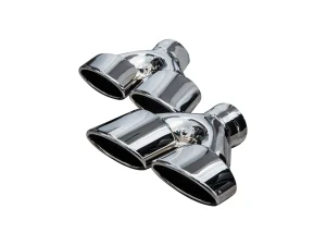 BULL-X Egzoz Ucu – Y Stil – Typ14 – Oval, Yana Kaydırılmış, Açılı – (2x225x70 mm)